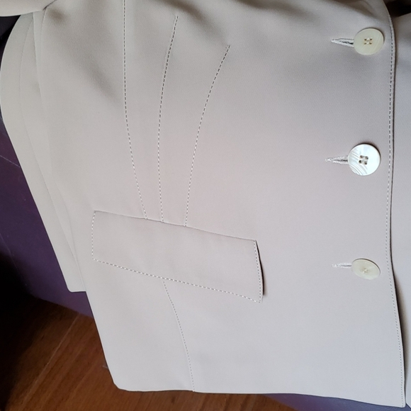 Beige Tan Skirt Suit - Picture 5 of 5